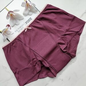 NWT VICTORIA'S SECRET BODY BY VICTORIA SMOOTH PERIOD BOYSHORT PANTY IN KIR LARGE